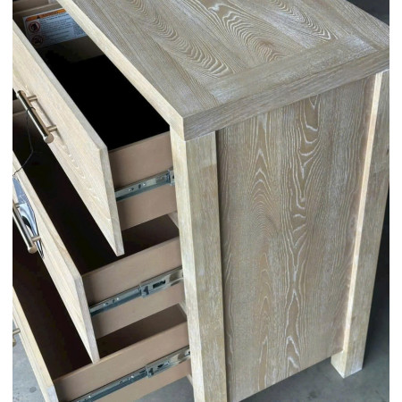 B5822 - 31 : Tủ Ngang 06 Ngăn Kéo - Màu Kem Sứ Nung